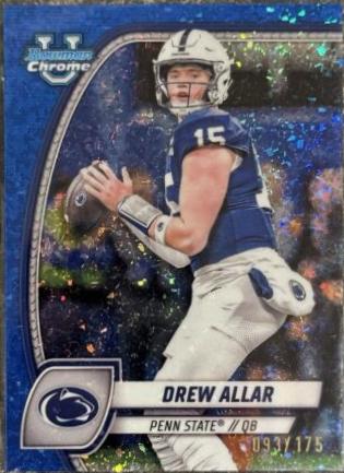 Drew Allar [Blue Mini Diamond Refractor] #4