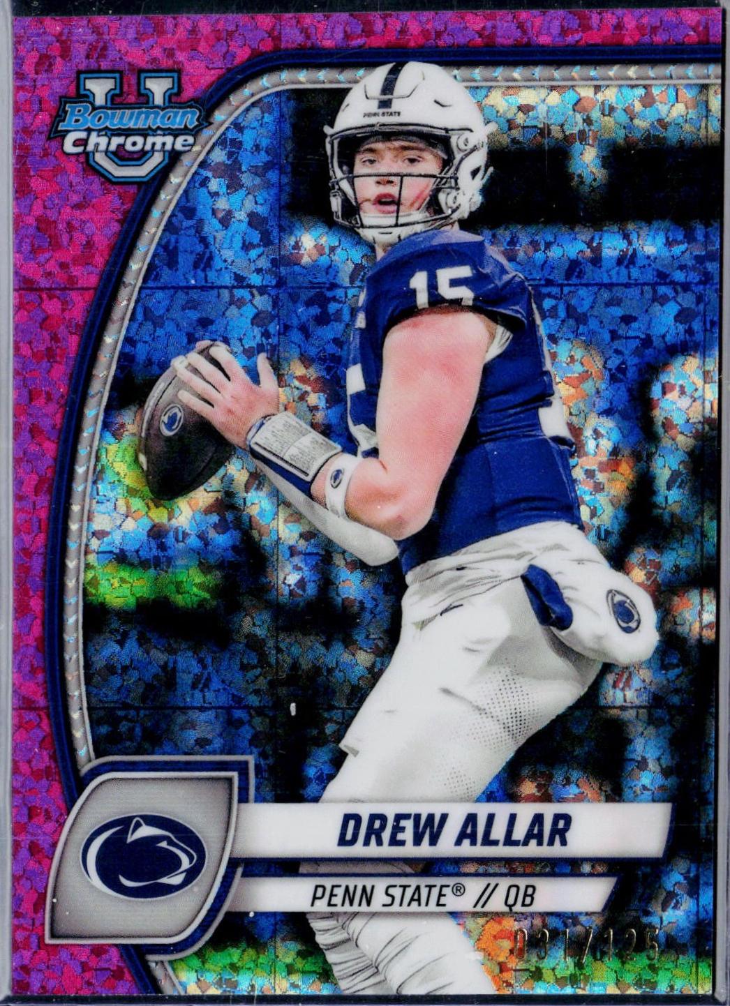Drew Allar [Fuchsia Mini Diamond Refractor] #4