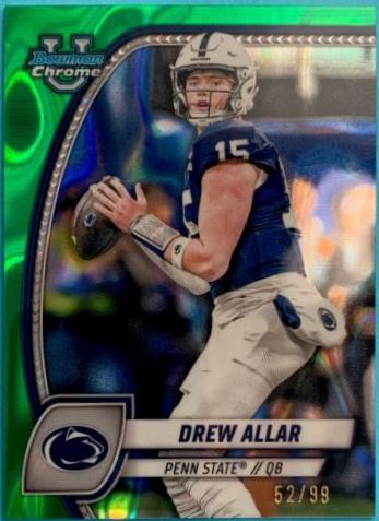 Drew Allar [Green Lava Refractor] #4