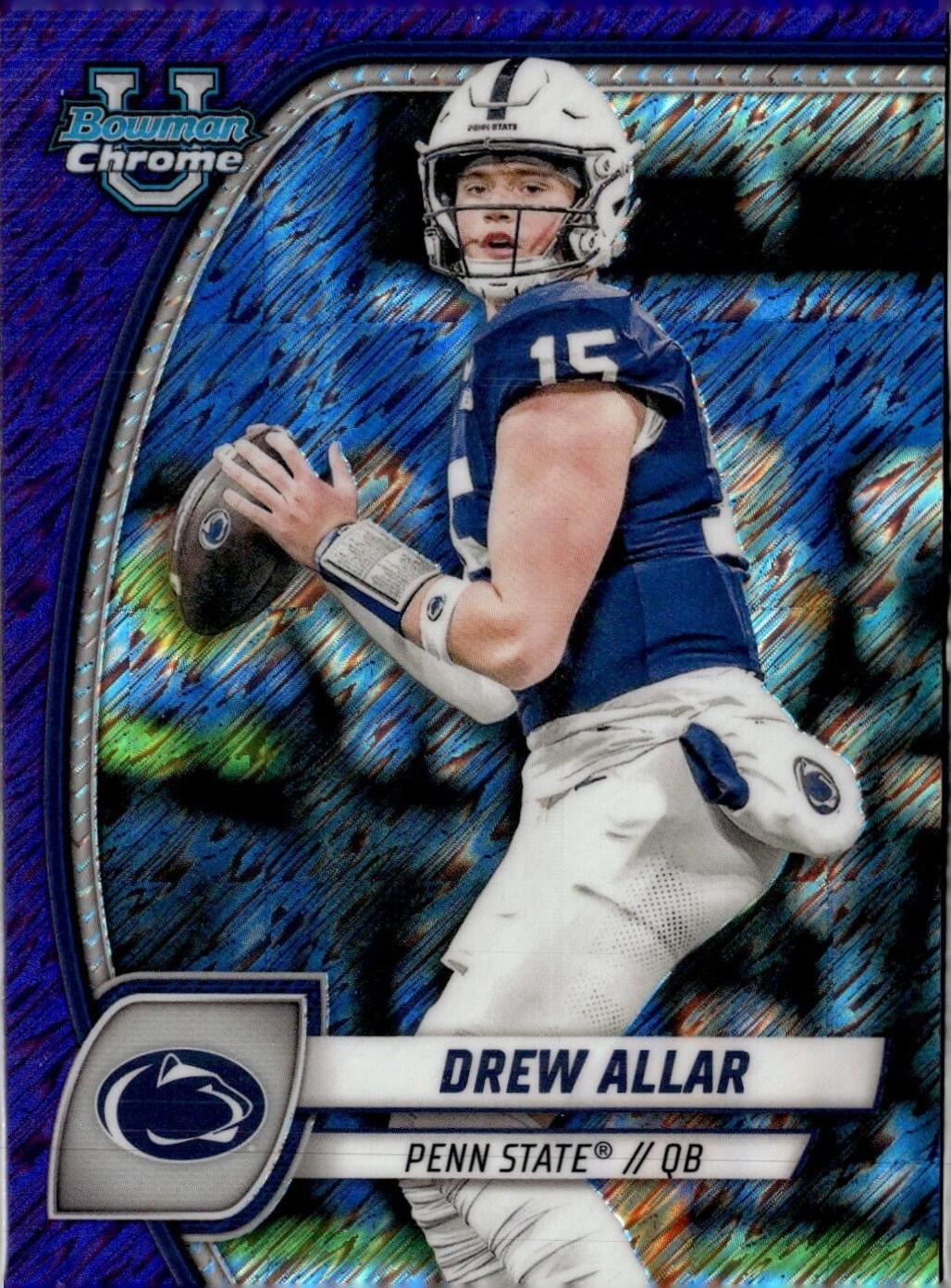 Drew Allar [Shimmer Purple Refractor] #4