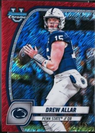 Drew Allar [Shimmer Red Refractor] #4