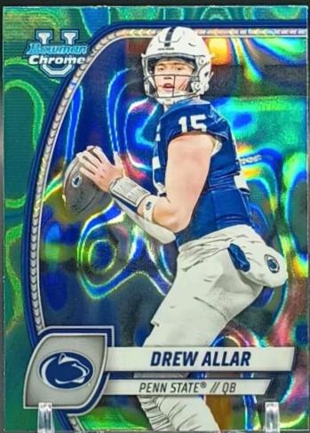 Drew Allar [Teal Lava Refractor] #4
