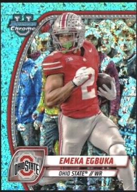 Emeka Egbuka [Aqua Mini Diamond Refractor] #70