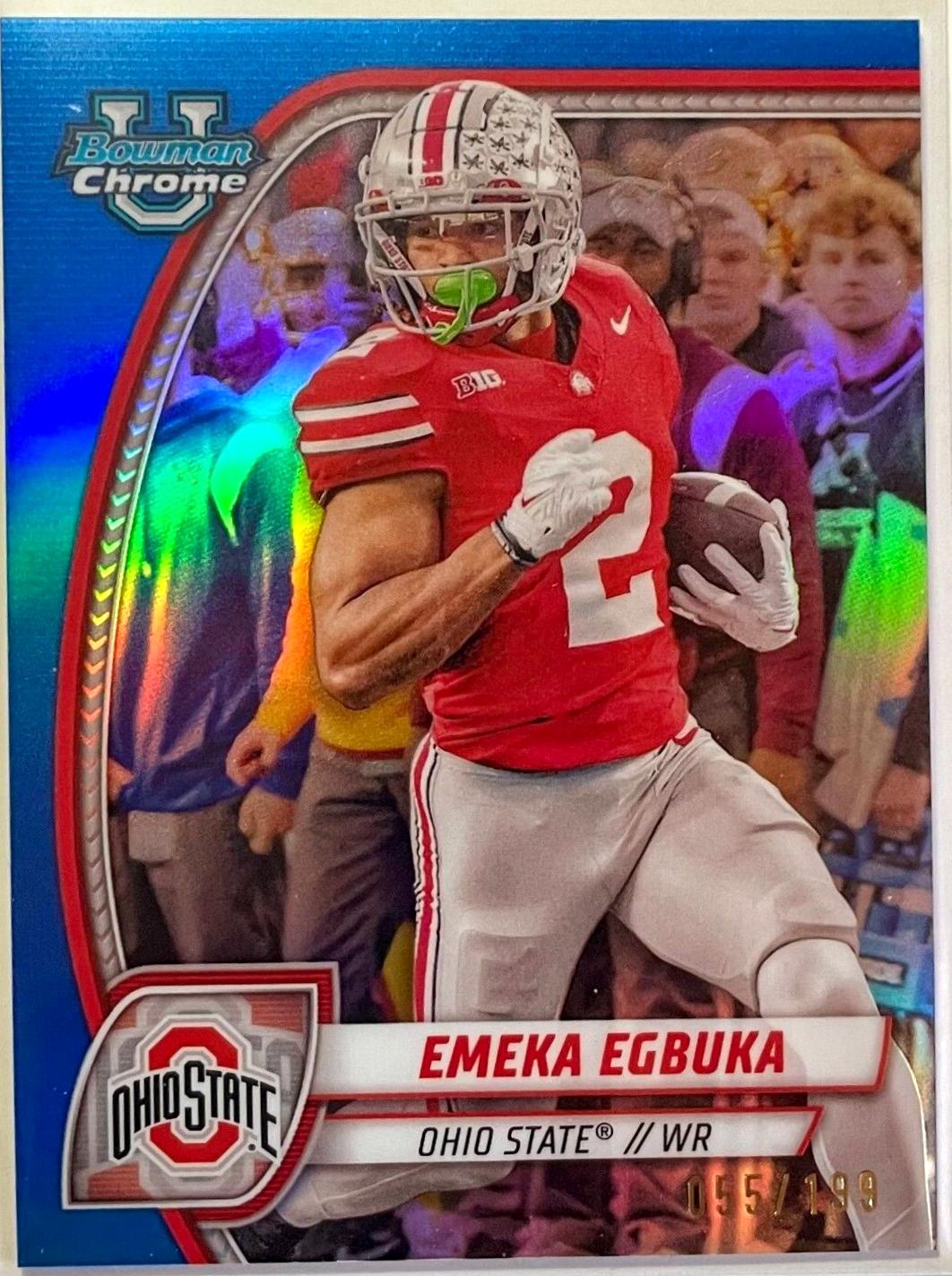 Emeka Egbuka [Blue Refractor] #70