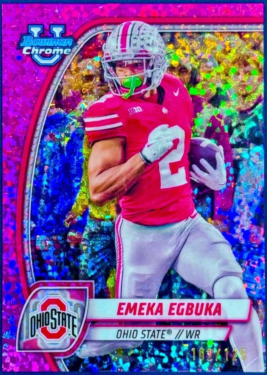 Emeka Egbuka [Fuchsia Mini Diamond Refractor] #70