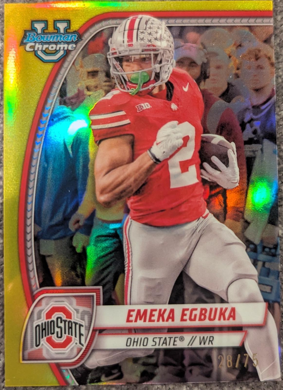 Emeka Egbuka [Gold Refractor] #70