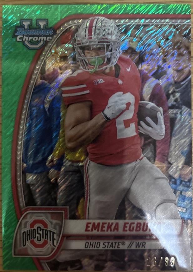 Emeka Egbuka [Green Refractor] #70
