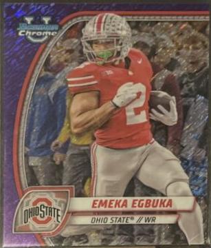 Emeka Egbuka [Shimmer Purple Refractor] #70