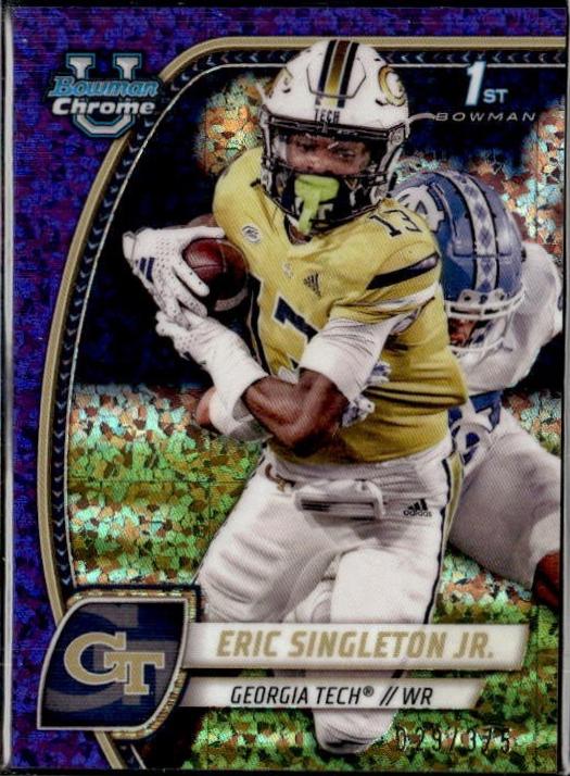 Eric Singleton Jr. [Purple Mini Diamond Refractor] #71