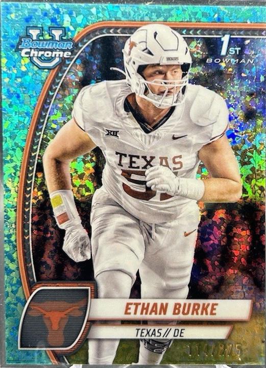 Ethan Burke [Aqua Mini Diamond Refractor] #32