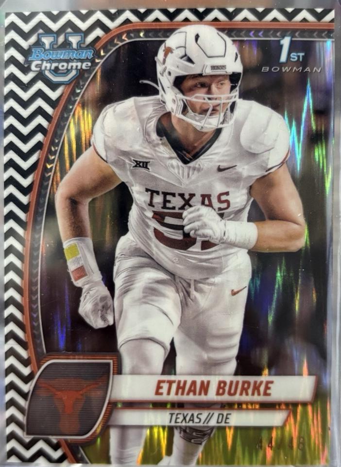 Ethan Burke [Black White Stealth Refractor] #32