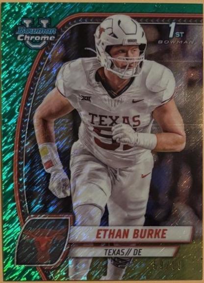 Ethan Burke [Shimmer Green Refractor] #32