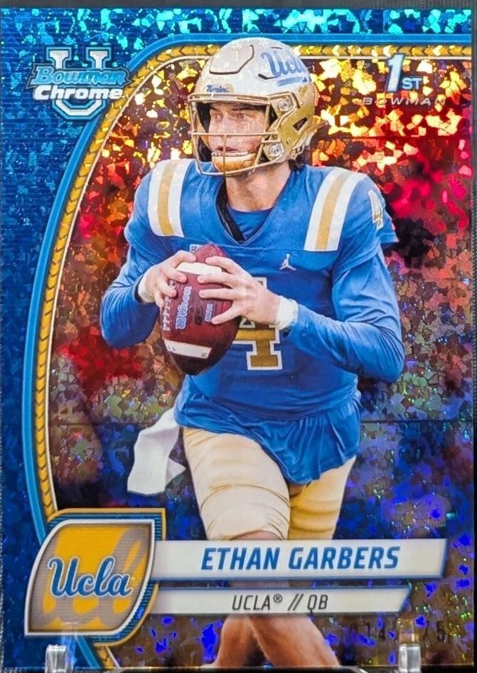 Ethan Garbers [Blue Mini Diamond Refractor] #72