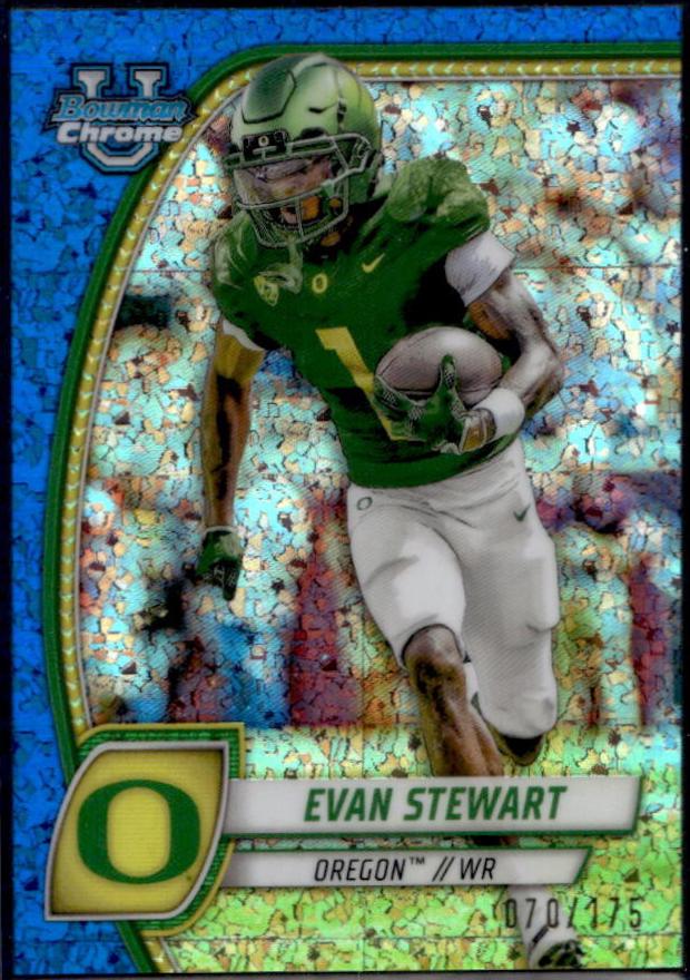 Evan Stewart [Blue Mini Diamond Refractor] #75