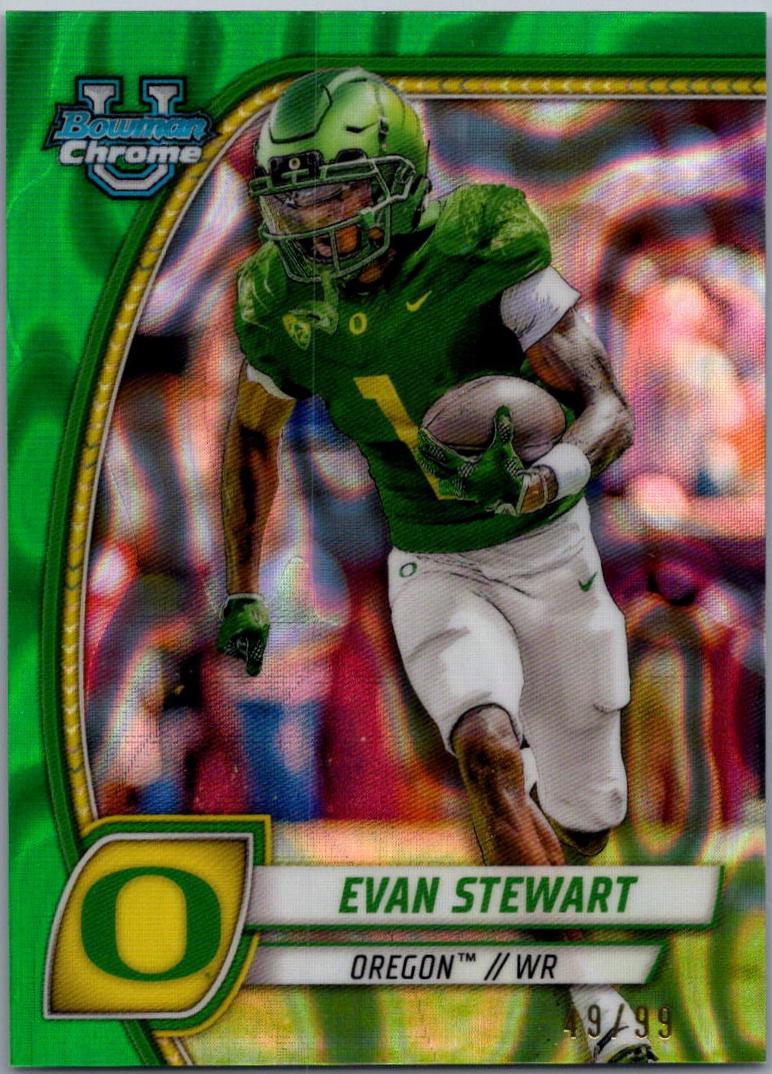 Evan Stewart [Green Lava Refractor] #75