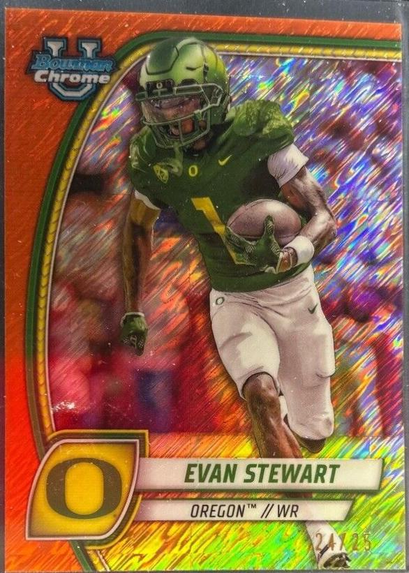 Evan Stewart [Shimmer Orange Refractor] #75