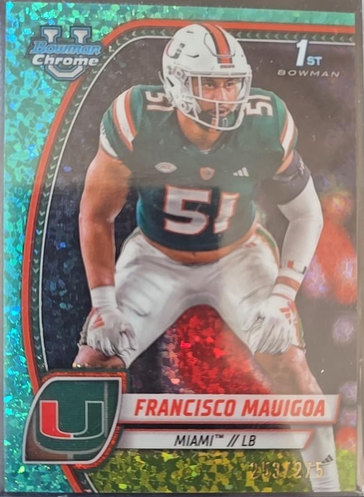 Francisco Mauigoa [Aqua Mini Diamond Refractor] #30
