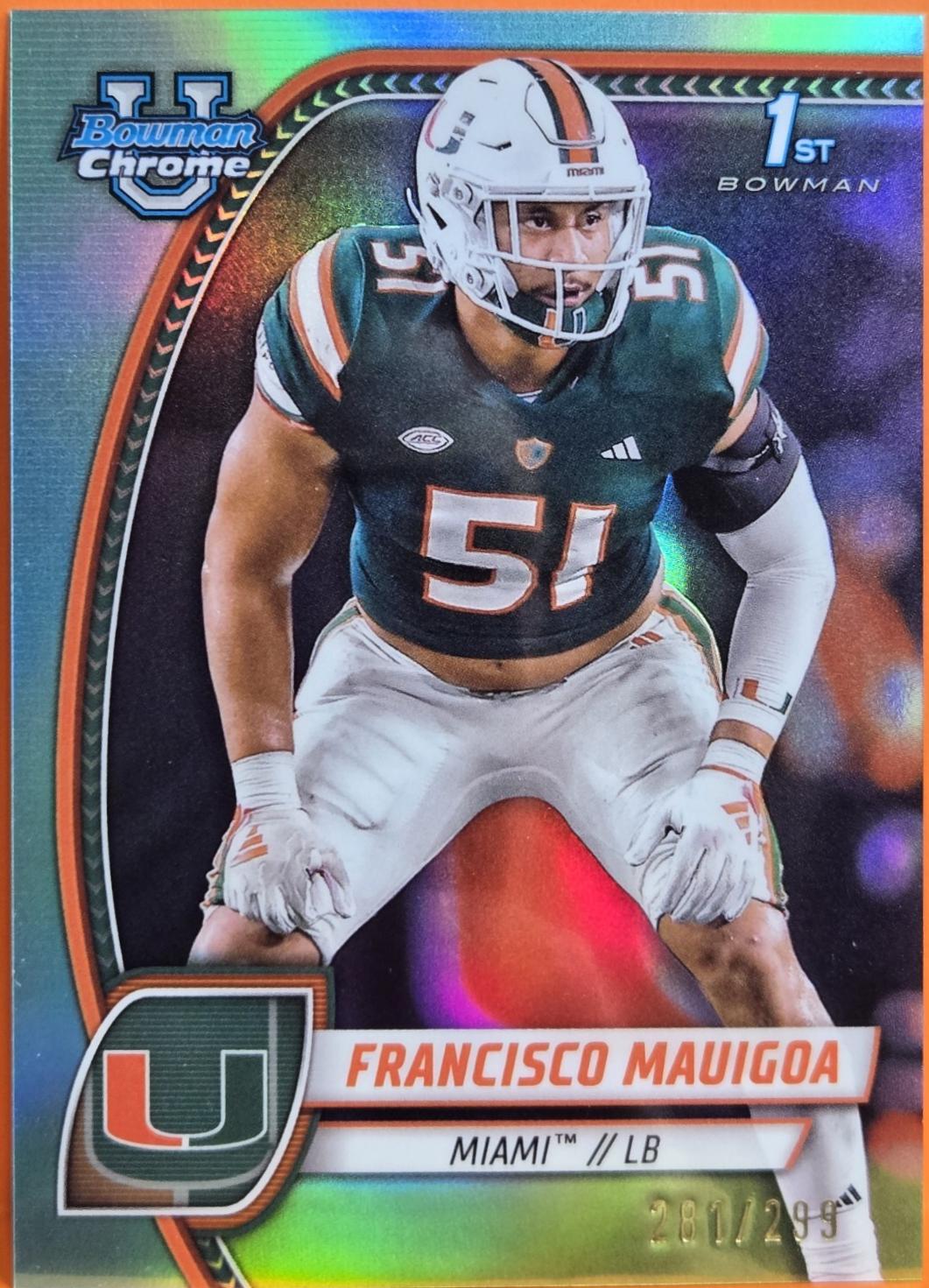 Francisco Mauigoa [Aqua Refractor] #30