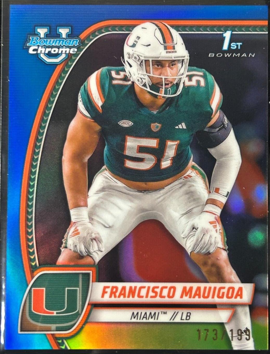 Francisco Mauigoa [Blue Refractor] #30