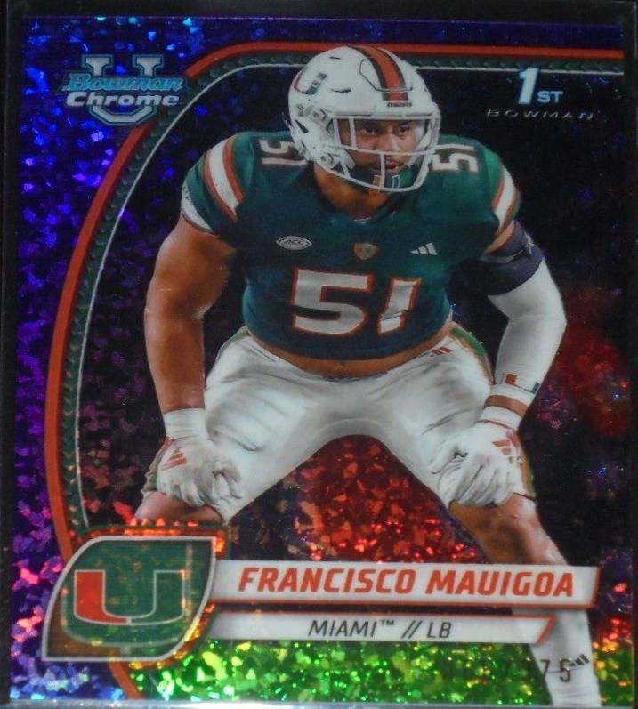Francisco Mauigoa [Purple Mini Diamond Refractor] #30