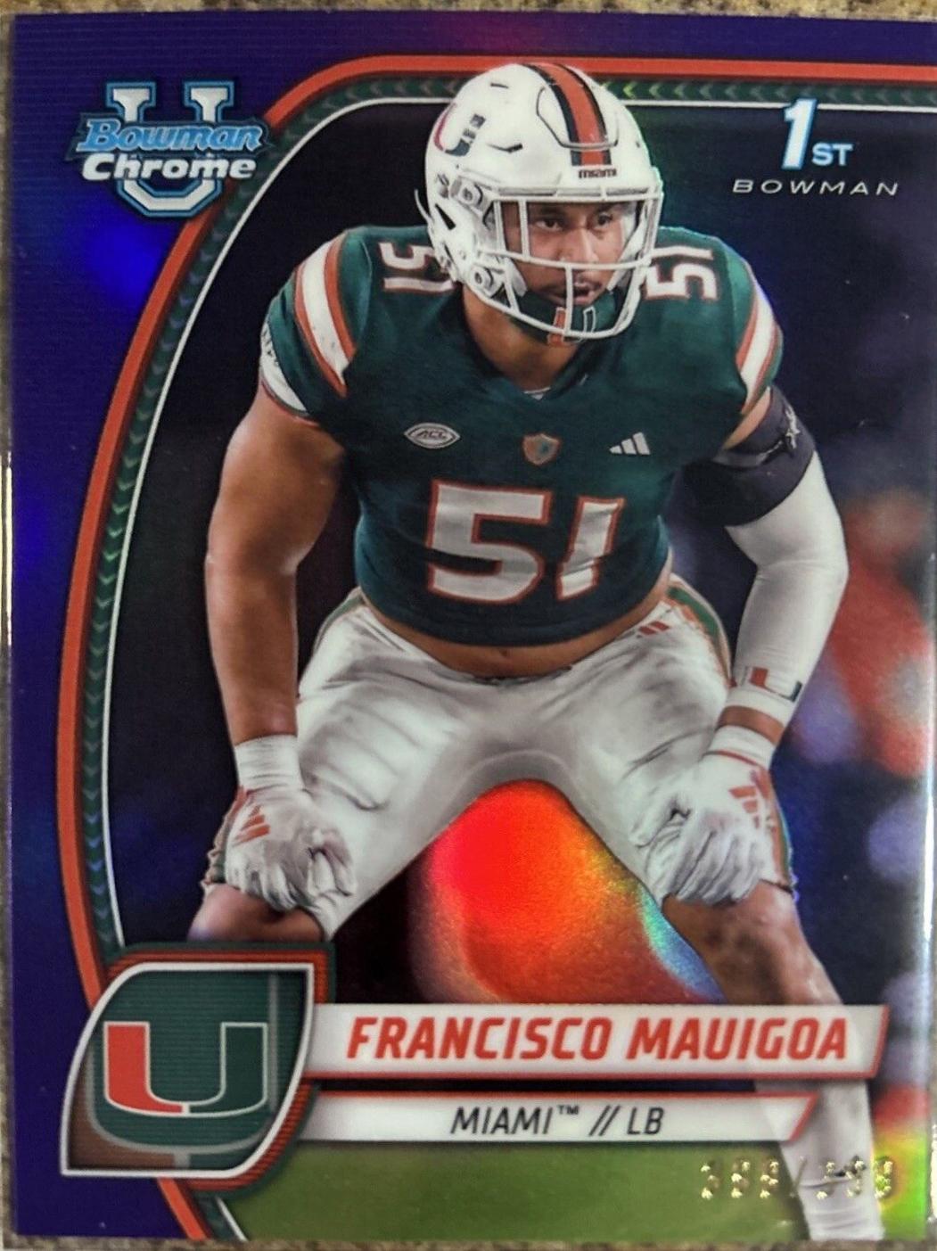 Francisco Mauigoa [Purple Refractor] #30