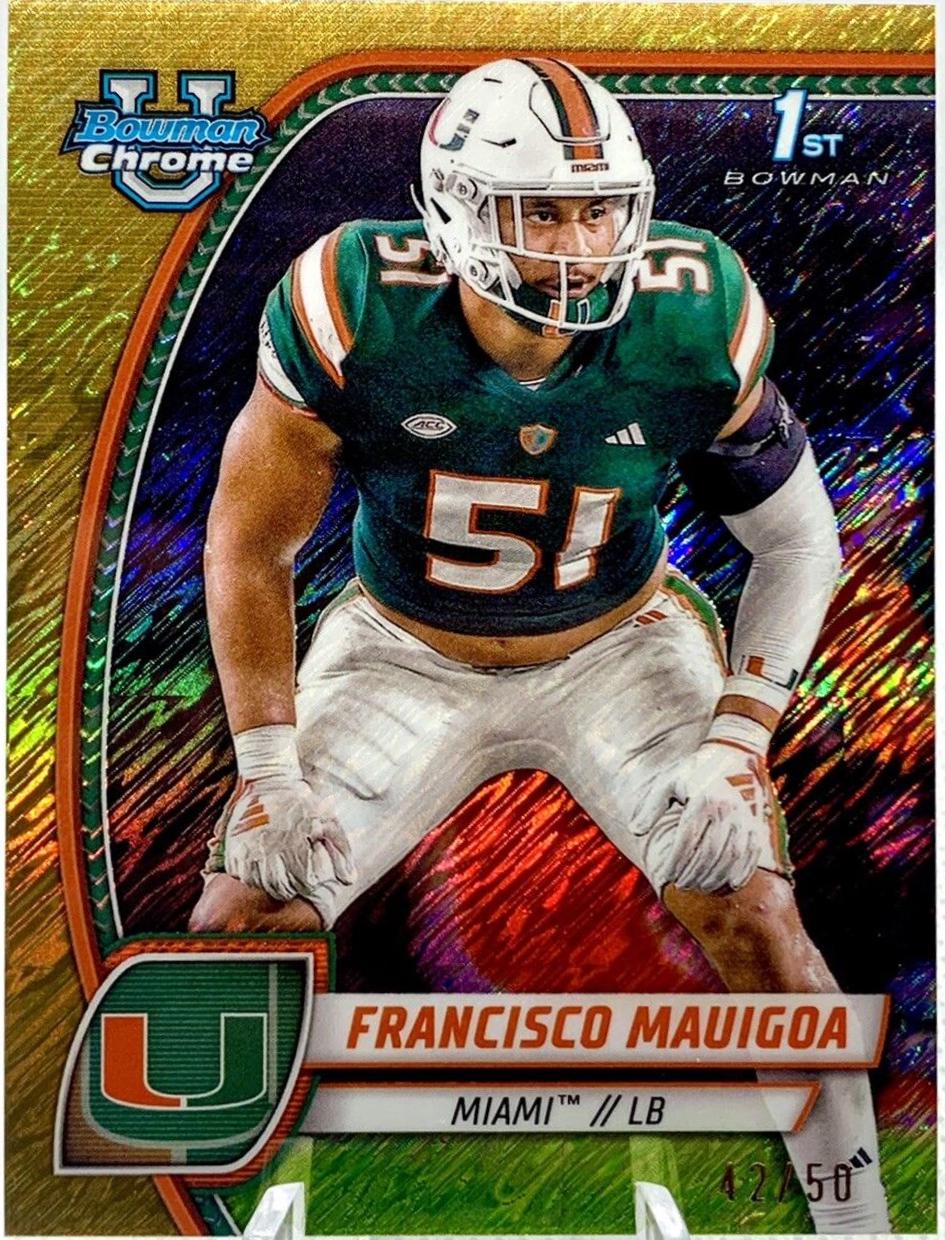 Francisco Mauigoa [Shimmer Gold Refractor] #30