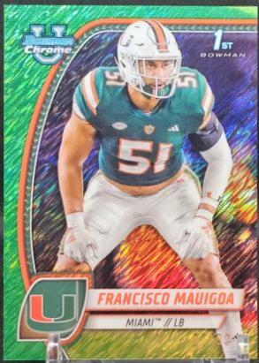 Francisco Mauigoa [Shimmer Green Refractor] #30