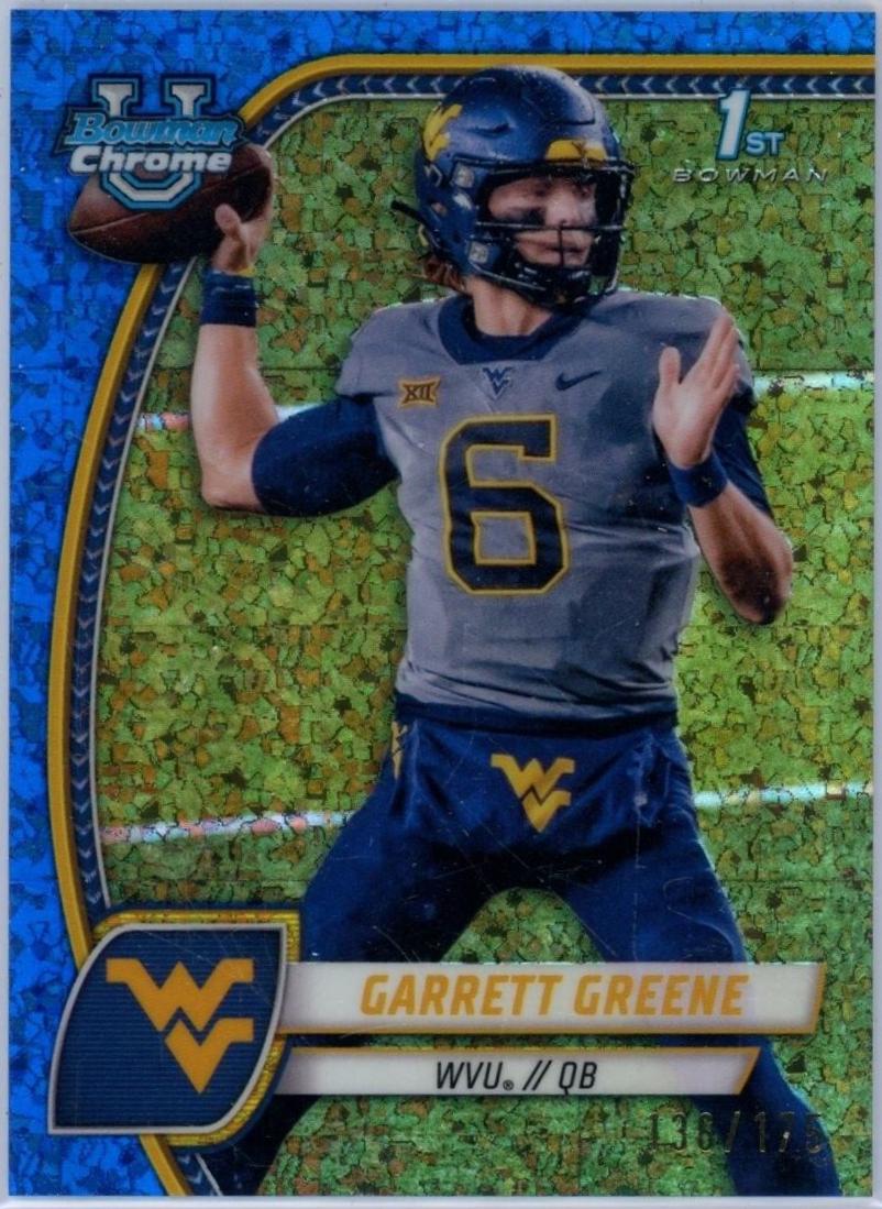 Garrett Greene [Blue Mini Diamond Refractor] #77