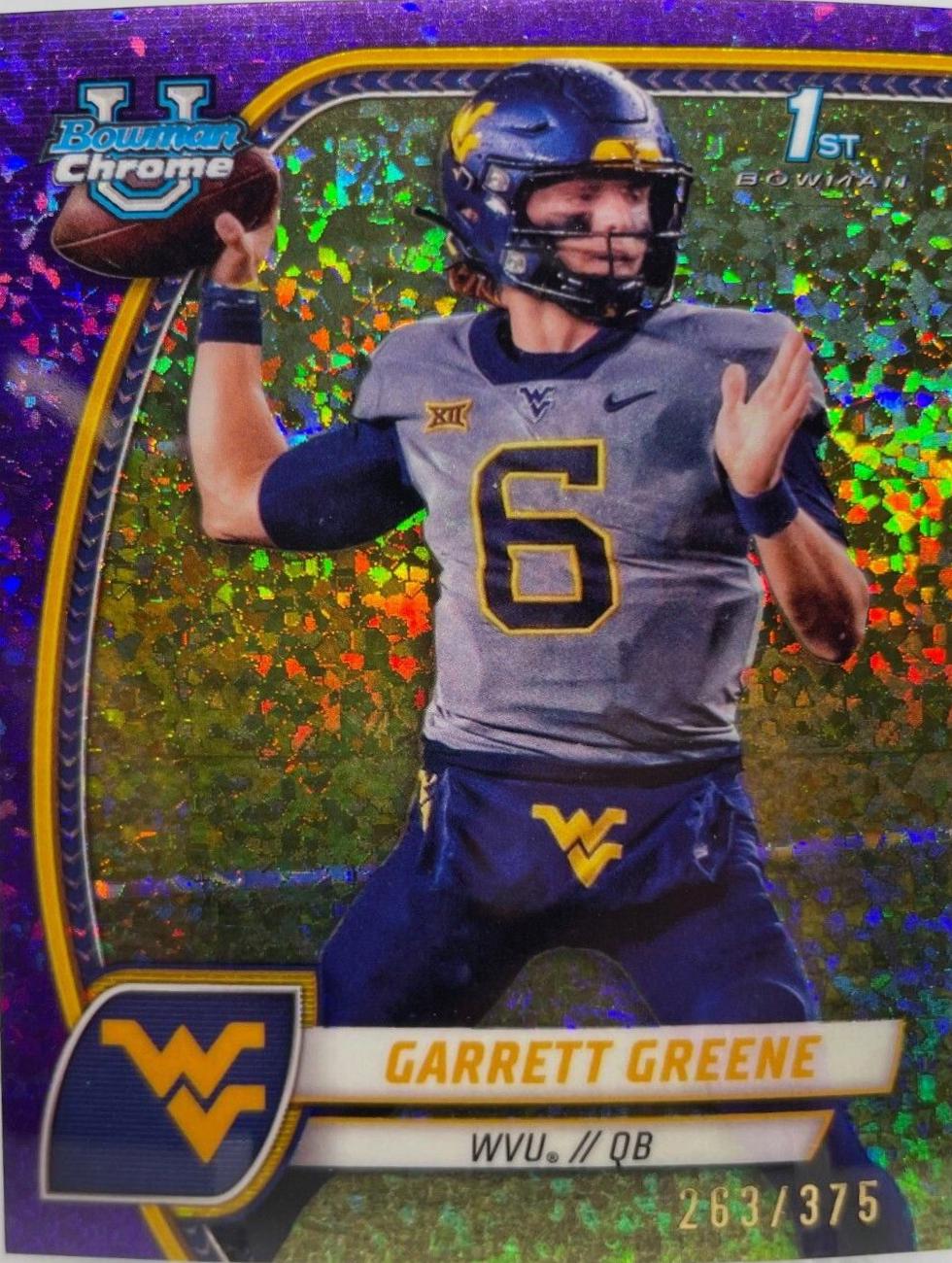 Garrett Greene [Purple Mini Diamond Refractor] #77