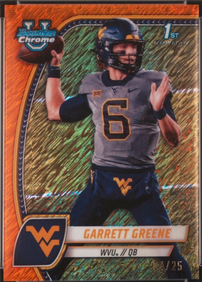 Garrett Greene [Shimmer Orange Refractor] #77