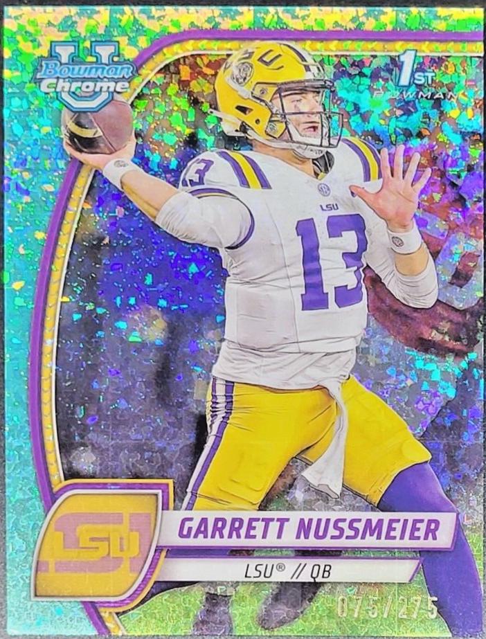 Garrett Nussmeier [Aqua Mini Diamond Refractor] #5