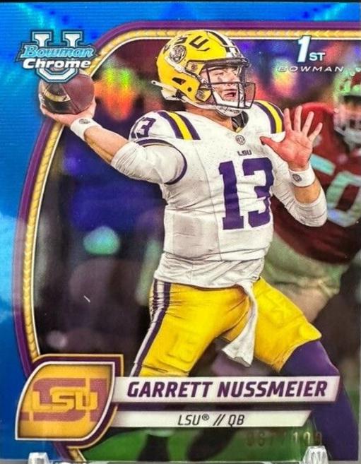 Garrett Nussmeier [Blue Refractor] #5