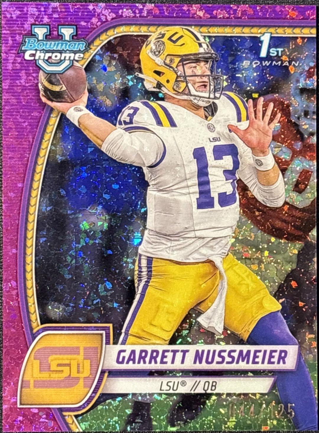Garrett Nussmeier [Fuchsia Mini Diamond Refractor] #5