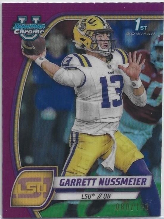 Garrett Nussmeier [Fuchsia Refractor] #5