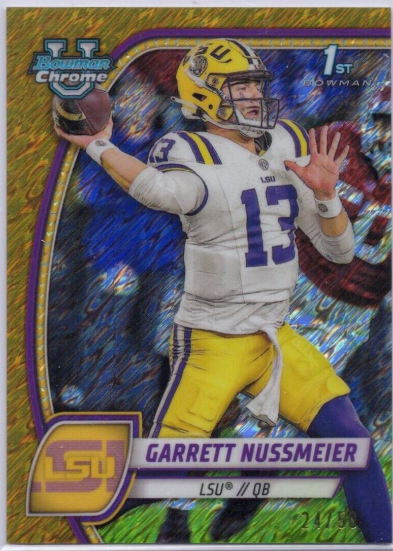 Garrett Nussmeier [Gold Refractor] #5