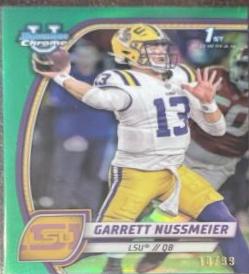 Garrett Nussmeier [Green Refractor] #5