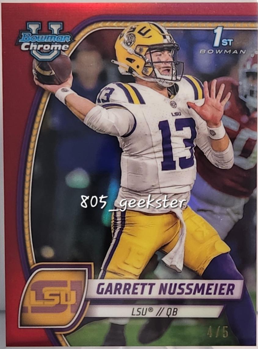 Garrett Nussmeier [Red Refractor] #5