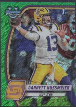 Garrett Nussmeier [Shimmer Green Refractor] #5
