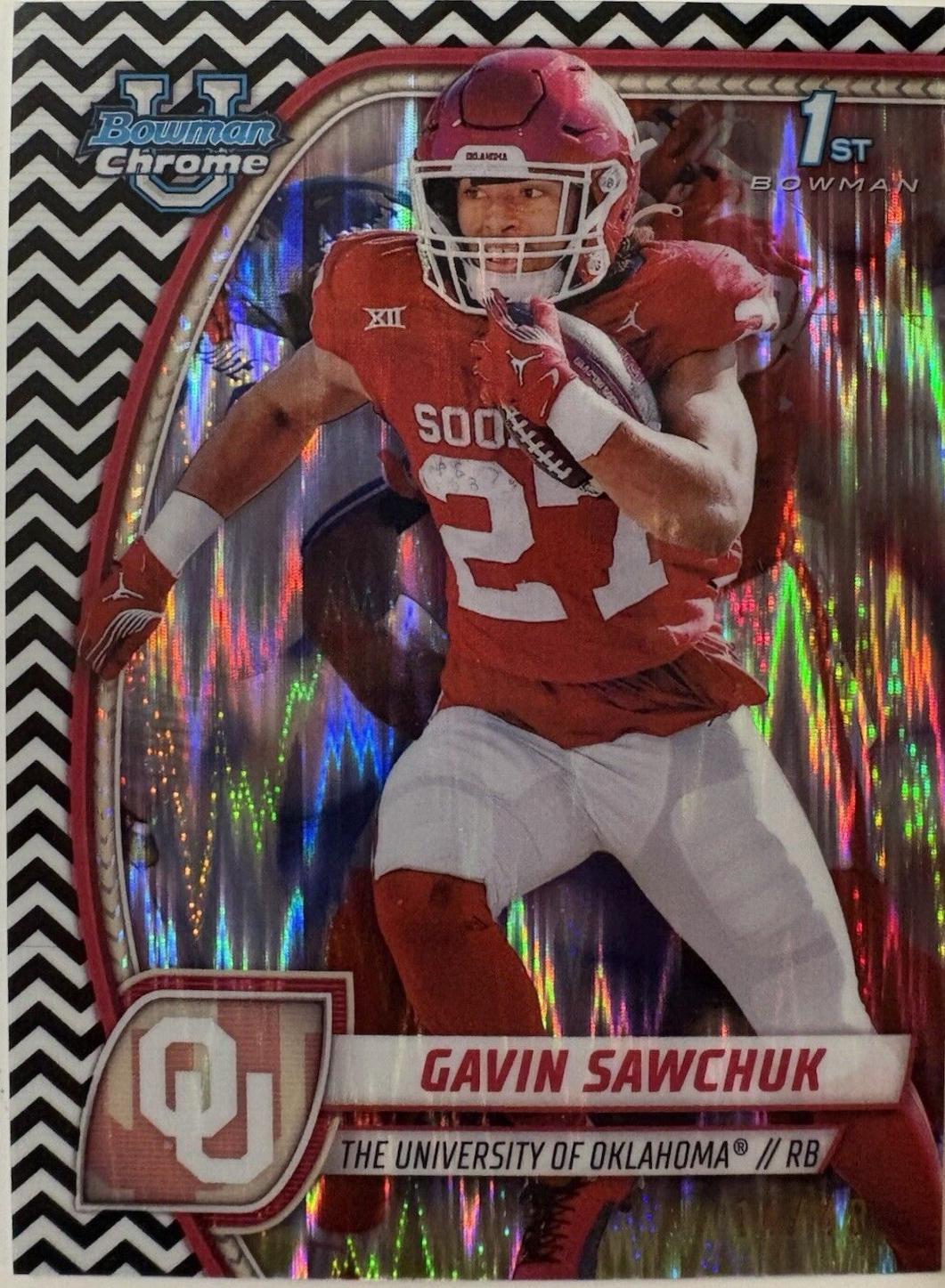 Gavin Sawchuk [Black White Stealth Refractor] #78