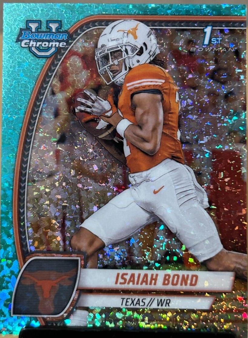 Isaiah Bond [Aqua Mini Diamond Refractor] #60