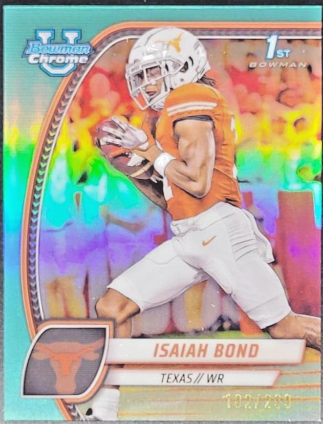 Isaiah Bond [Aqua Refractor] #60