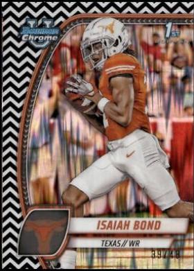 Isaiah Bond [Black White Stealth Refractor] #60