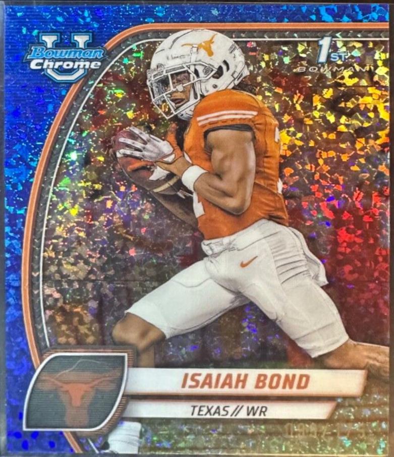 Isaiah Bond [Blue Mini Diamond Refractor] #60