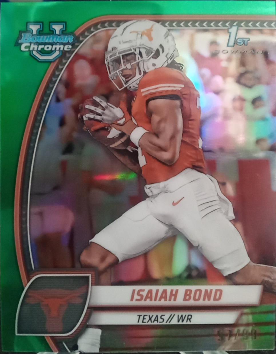 Isaiah Bond [Green Lava Refractor] #60