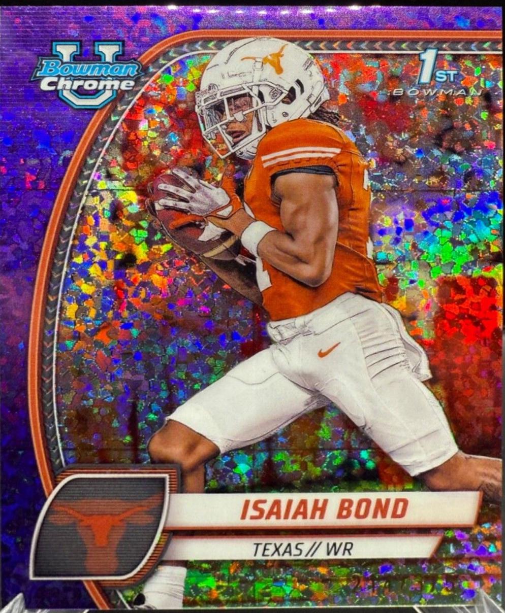 Isaiah Bond [Purple Mini Diamond Refractor] #60