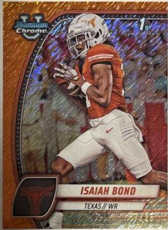 Isaiah Bond [Shimmer Orange Refractor] #60
