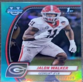 Jalon Walker [Aqua Refractor] #89