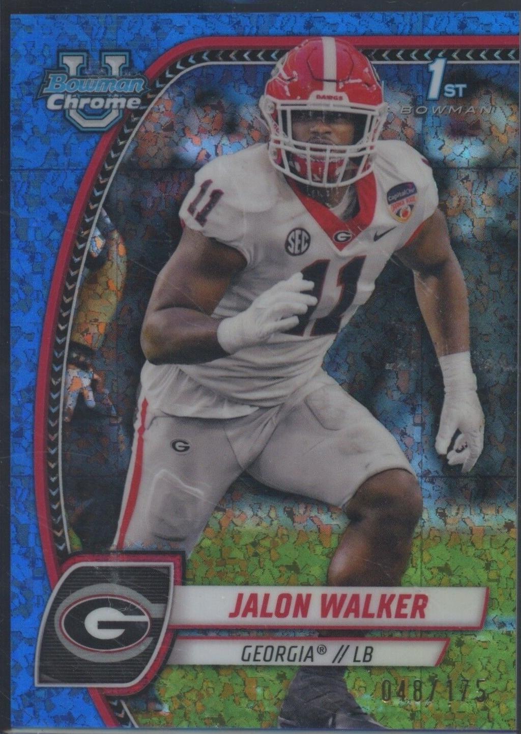 Jalon Walker [Blue Mini Diamond Refractor] #89