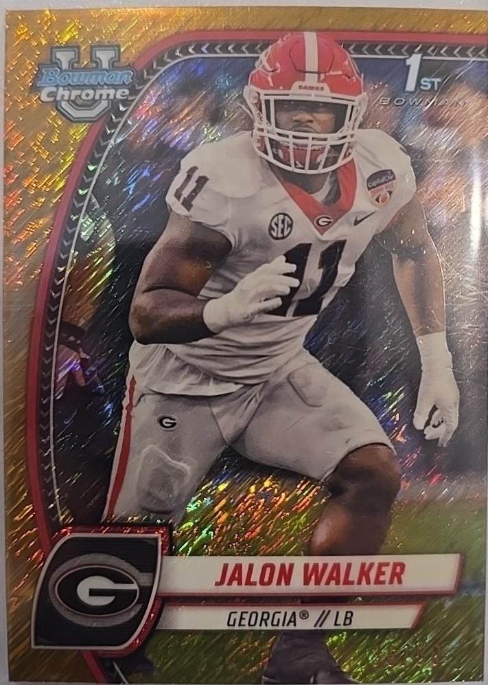 Jalon Walker [Shimmer Gold Refractor] #89