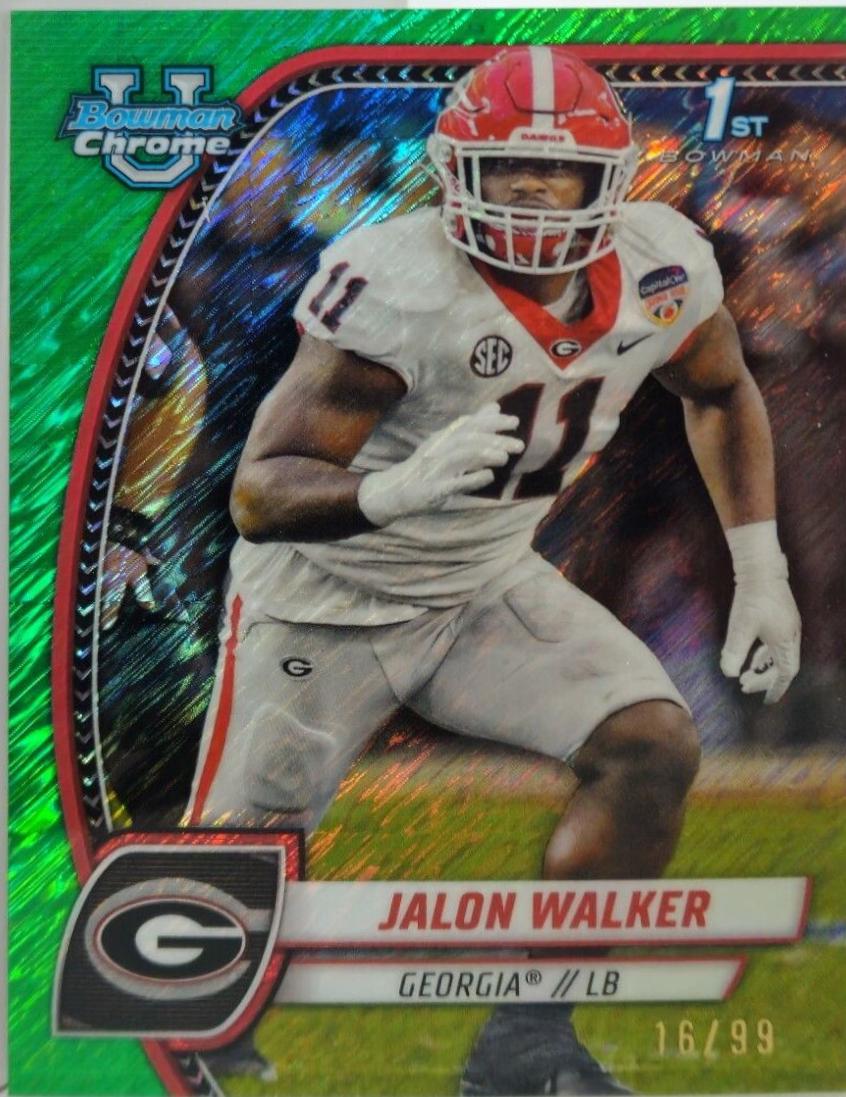 Jalon Walker [Shimmer Green Refractor] #89